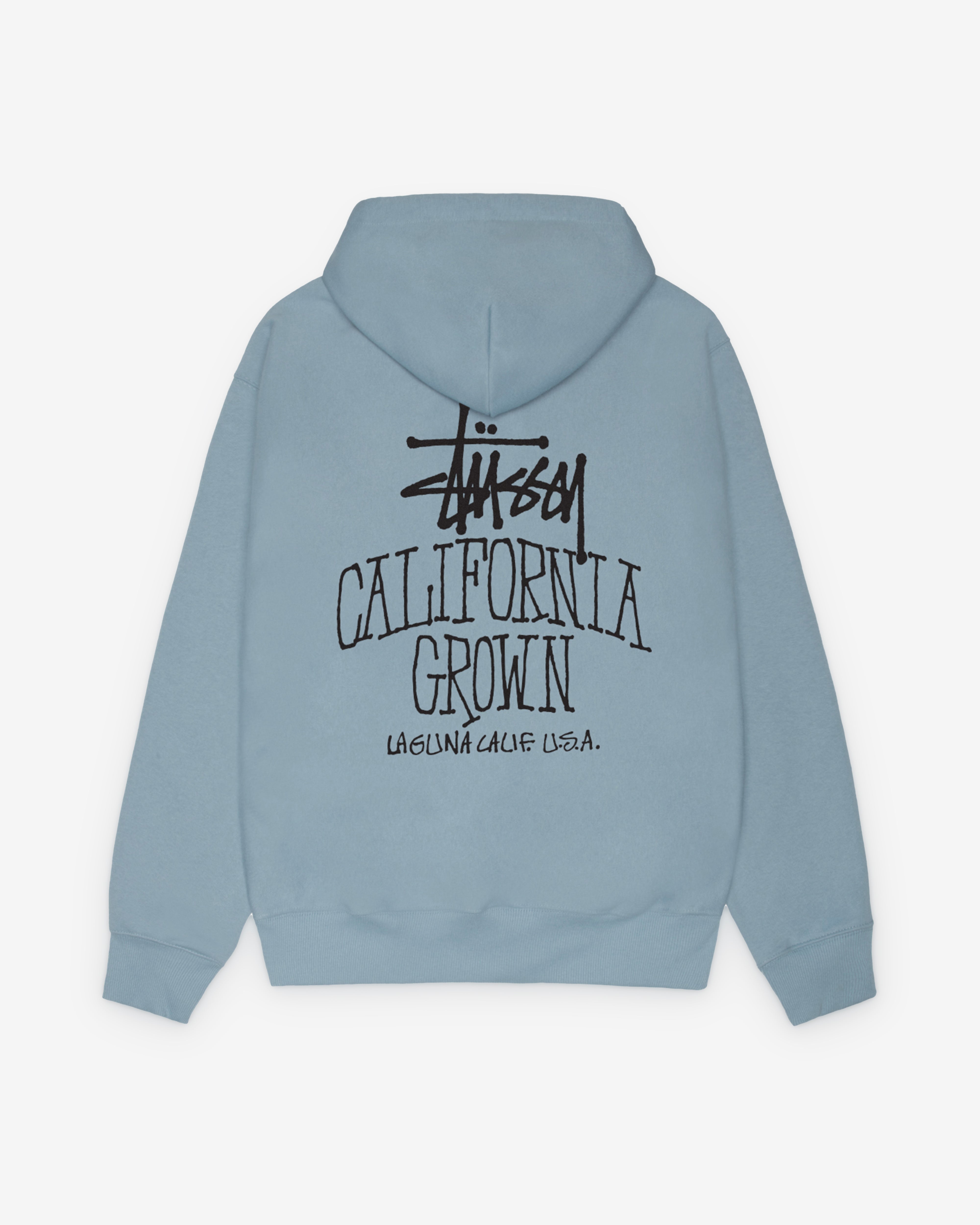 Stüssy - Men's Cali Grown Zip Hood - (Slate)