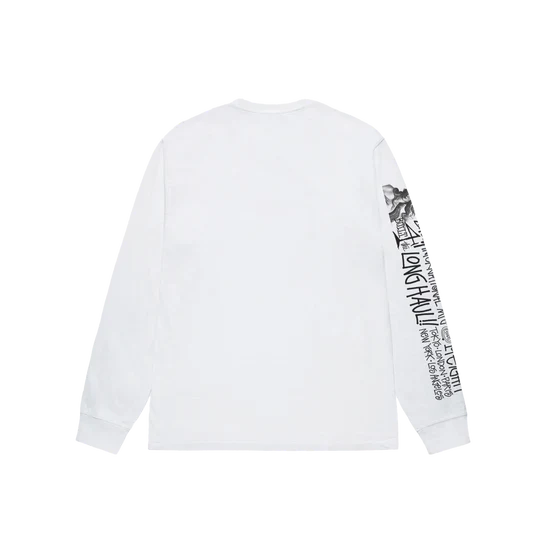 Stüssy - Men's Long Haul Ls Tee - (White)