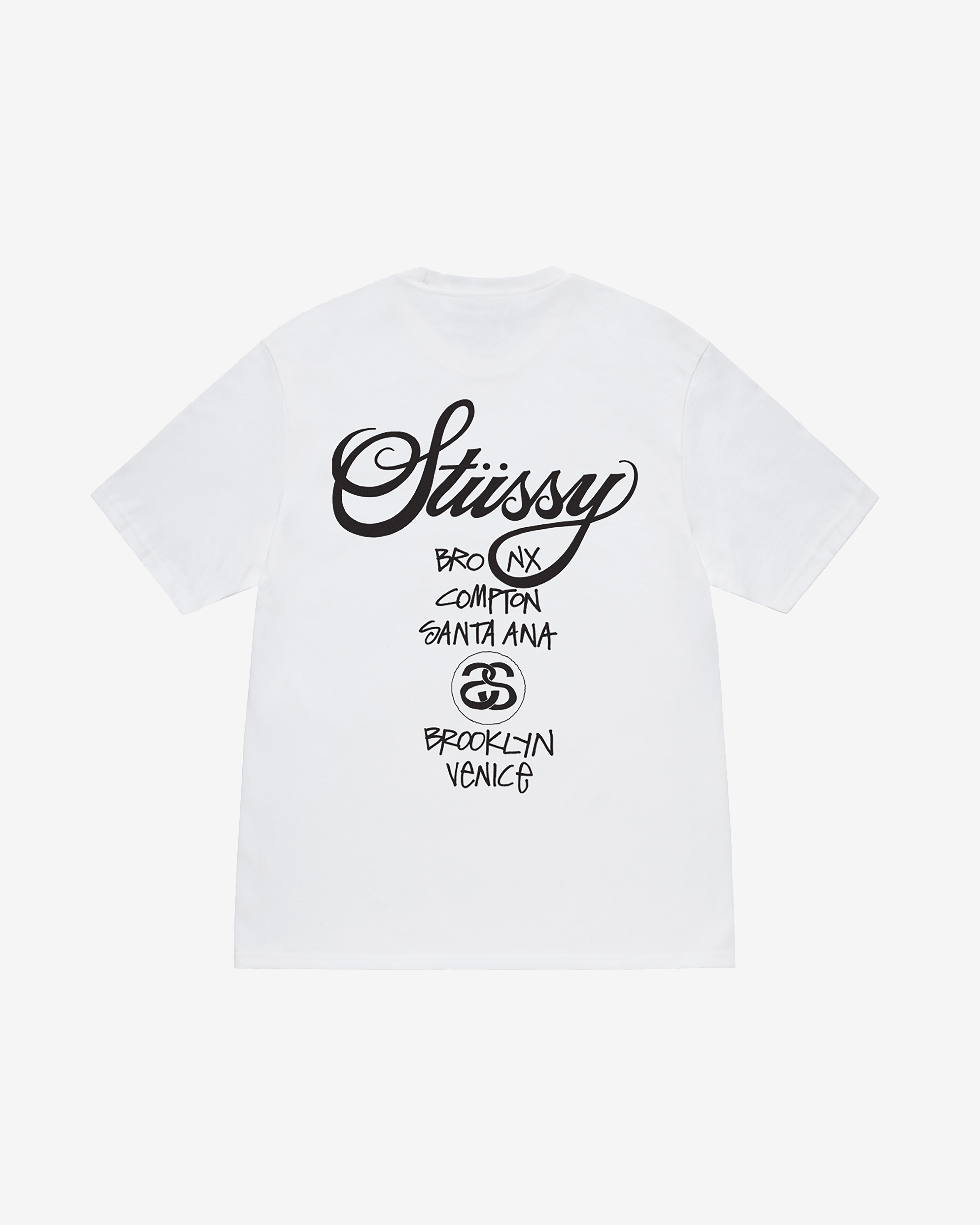 Stüssy - Men's World Tour T-Shirt - (White)