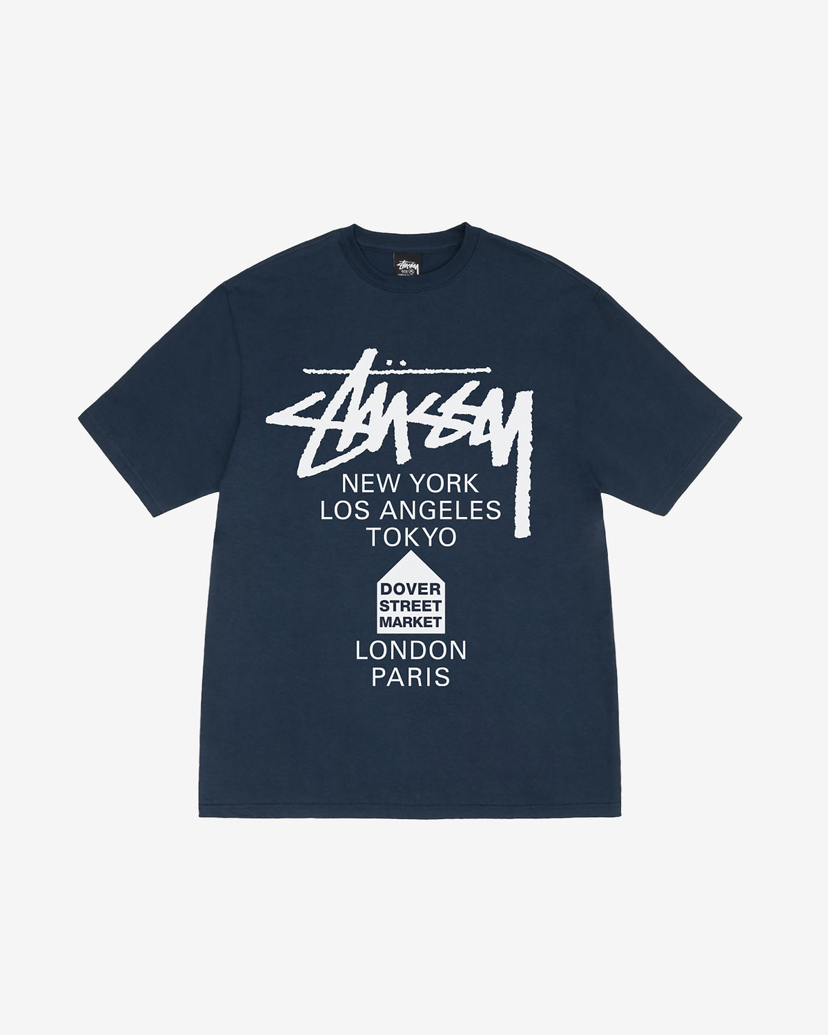 Stüssy - Men's DSM World Tour T-Shirt - (Navy)