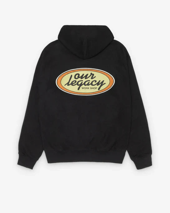 Stüssy - Our Legacy Work Shop Oval Zip Hood - (Black)