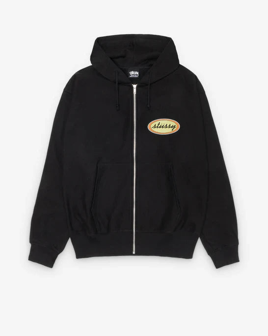 Stüssy - Our Legacy Work Shop Oval Zip Hood - (Black)