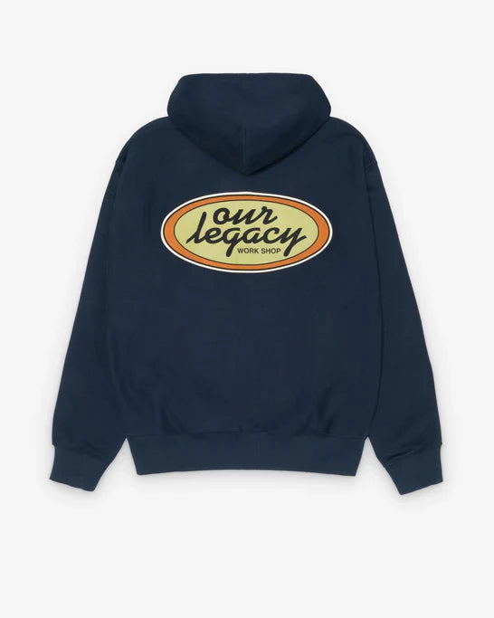 Stüssy - Our Legacy Work Shop Oval Zip Hood - (Navy)