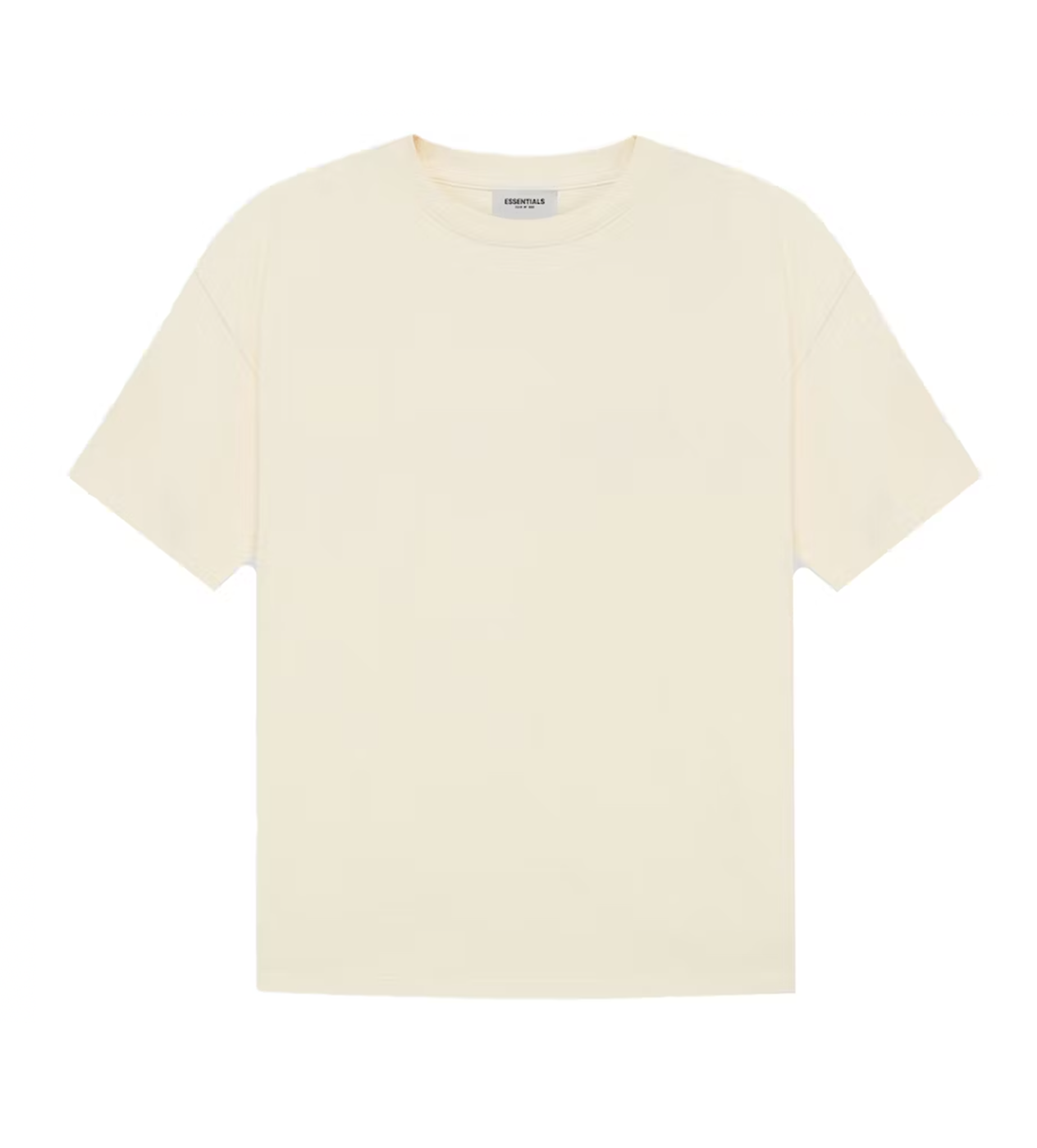 Essentials Cream Tee Back Logo