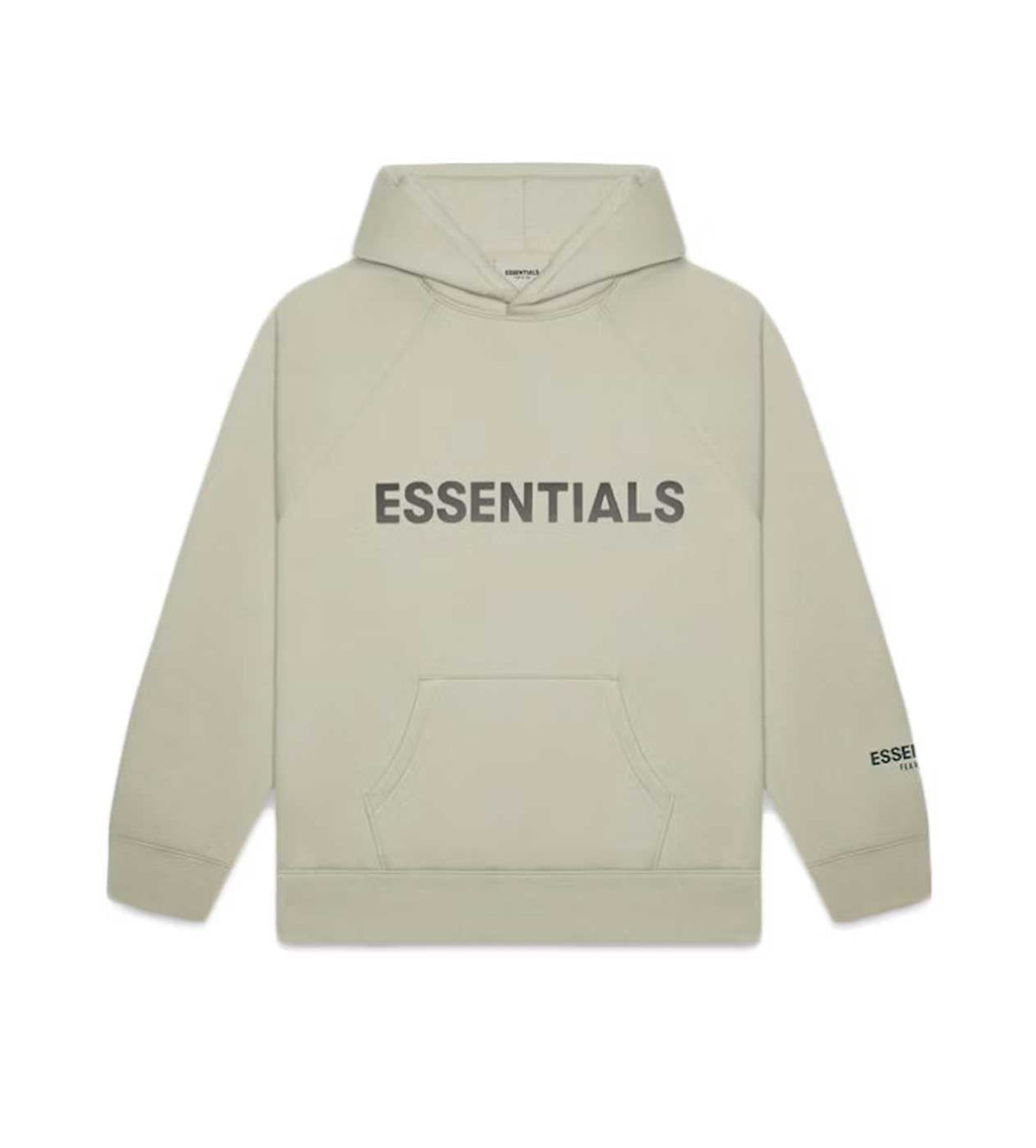 Essentials Moss Front logo Hoodie