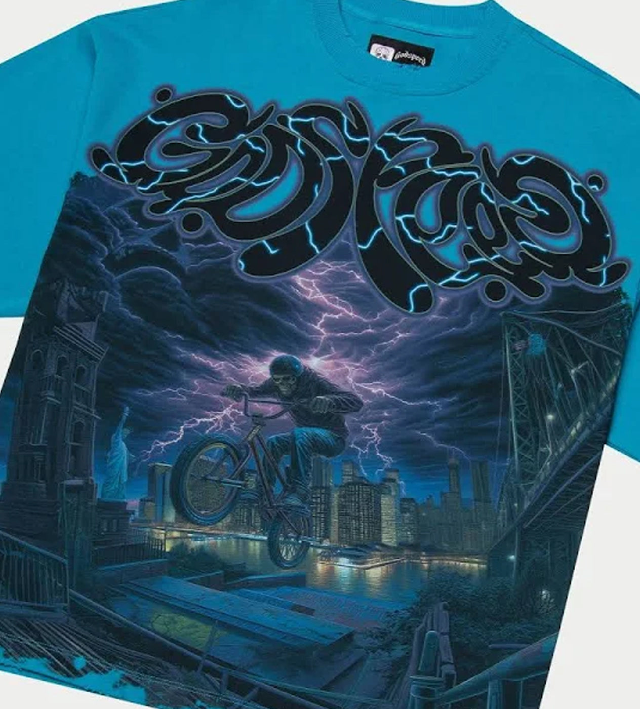 Godspeed BMX Tee Carolina Blue