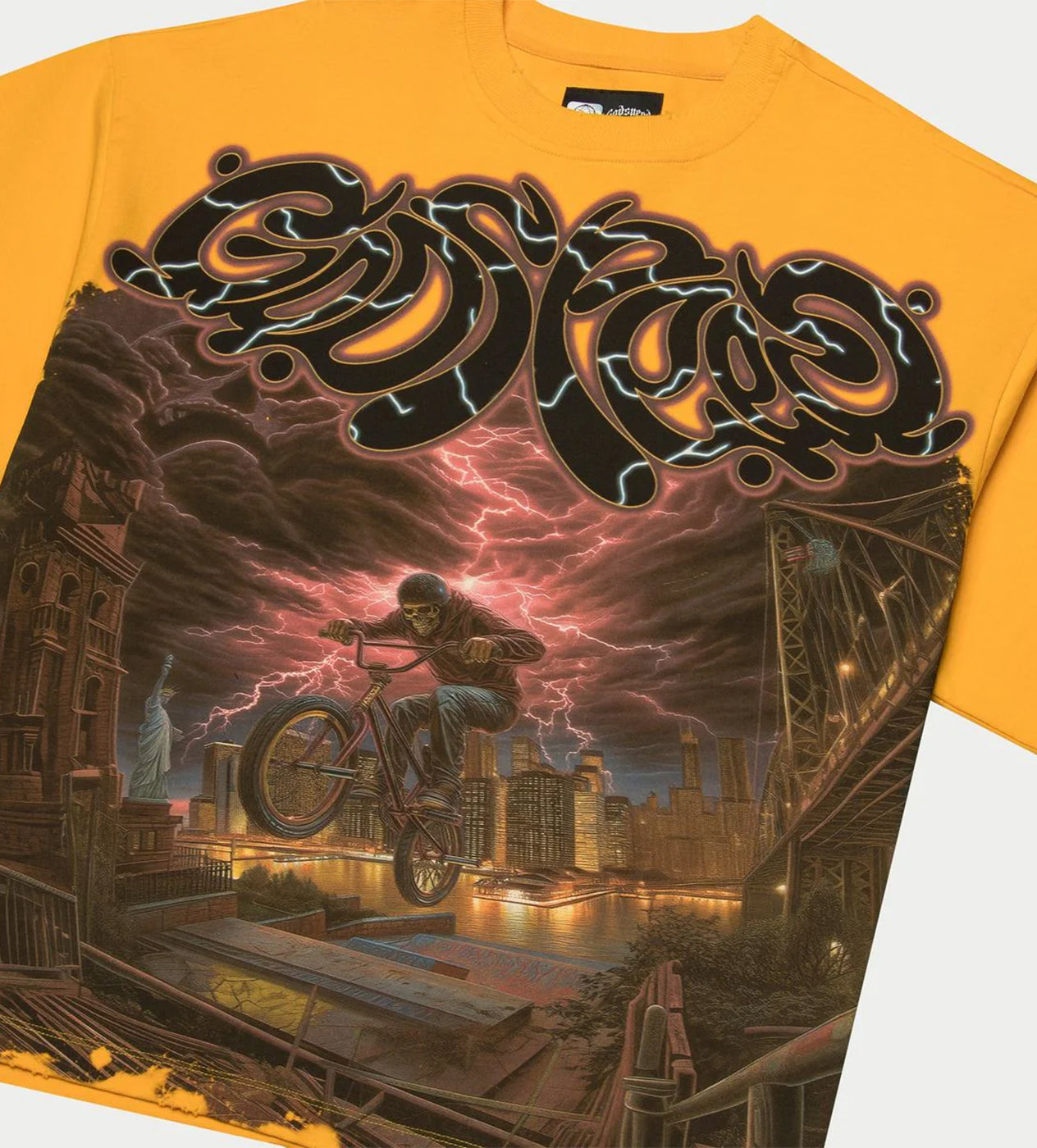 Godspeed BMX Tee Yellow