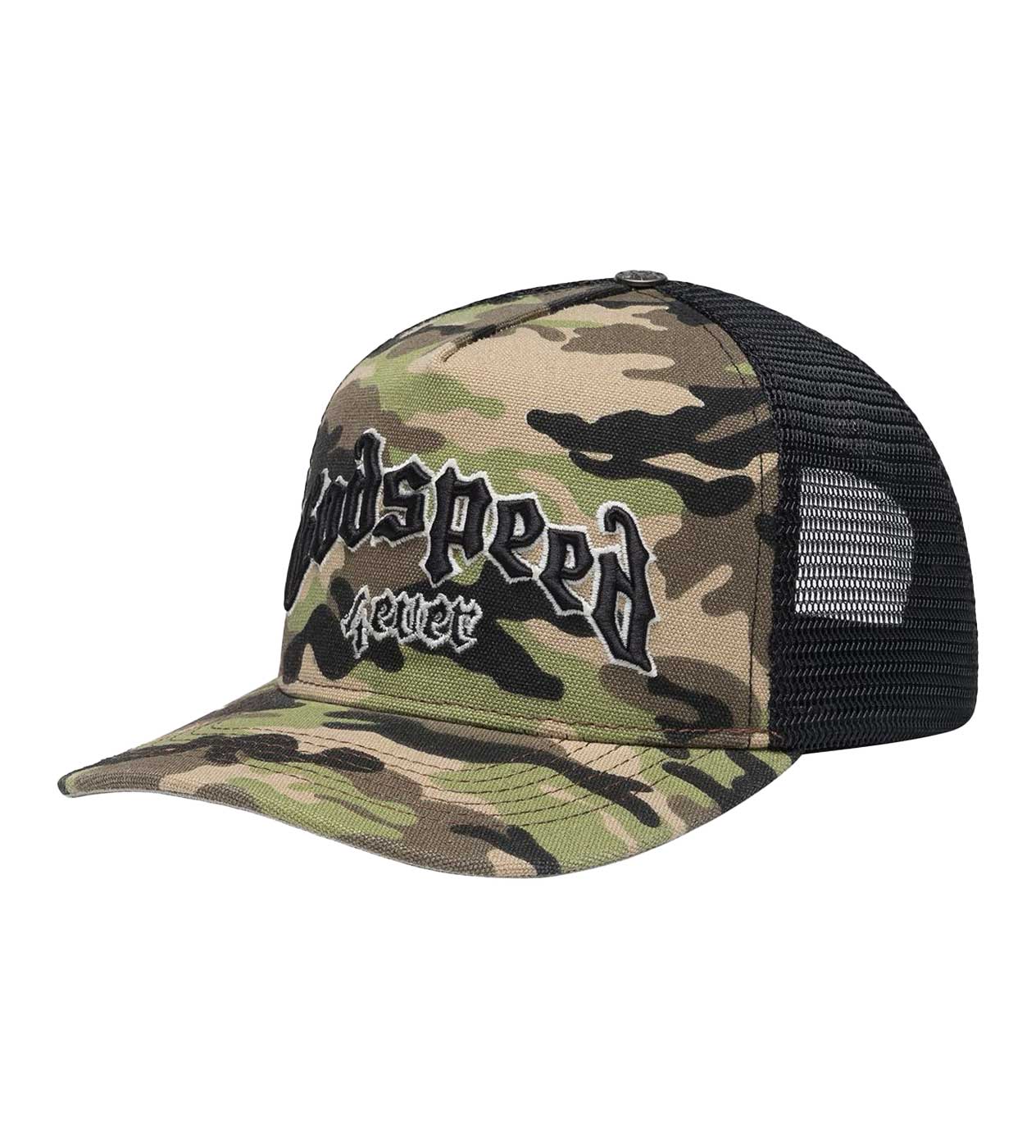 Godspeed Forever Trucker Hat Camo/Black