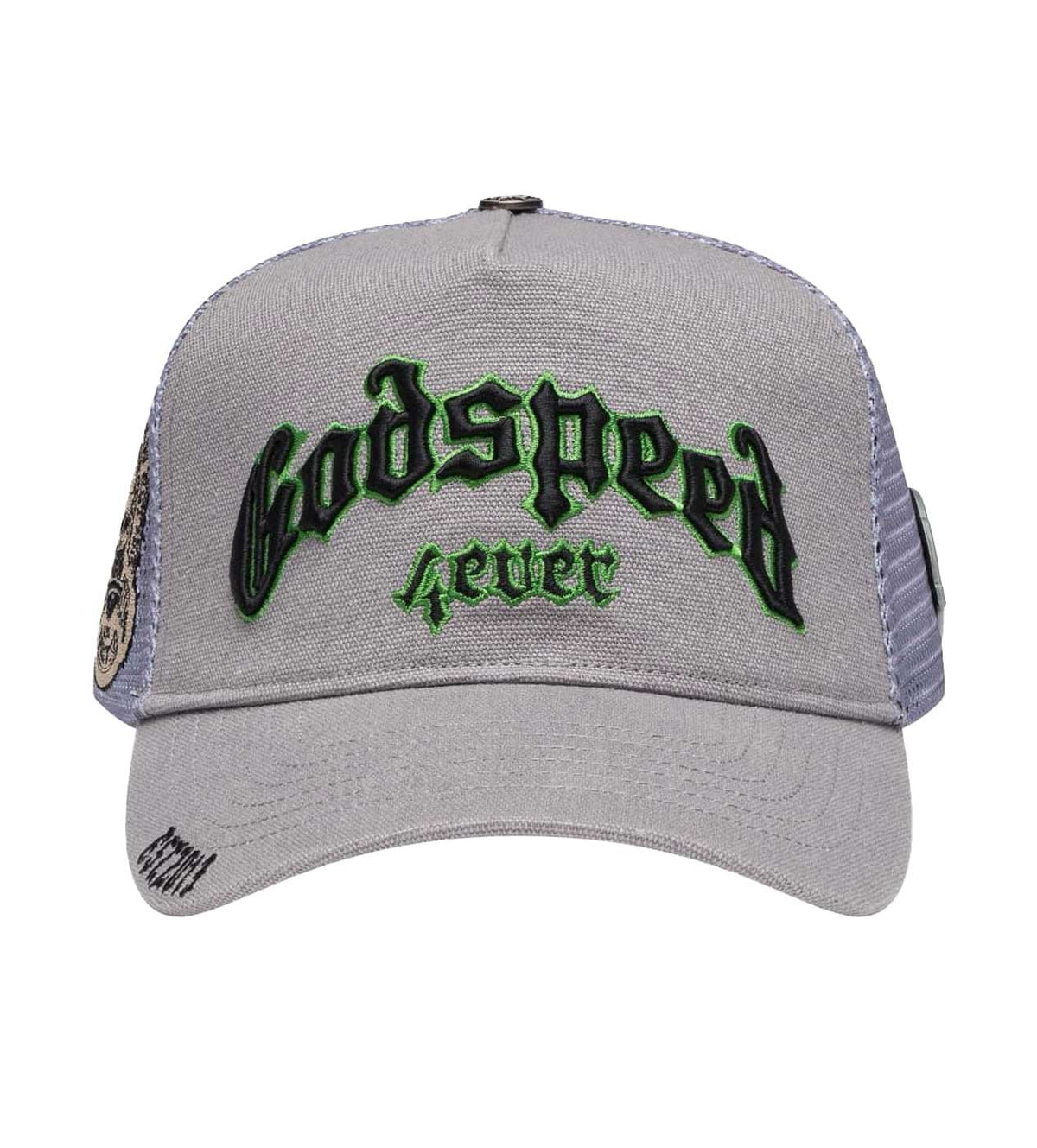 Godspeed Forever Trucker Hat Grey/Green
