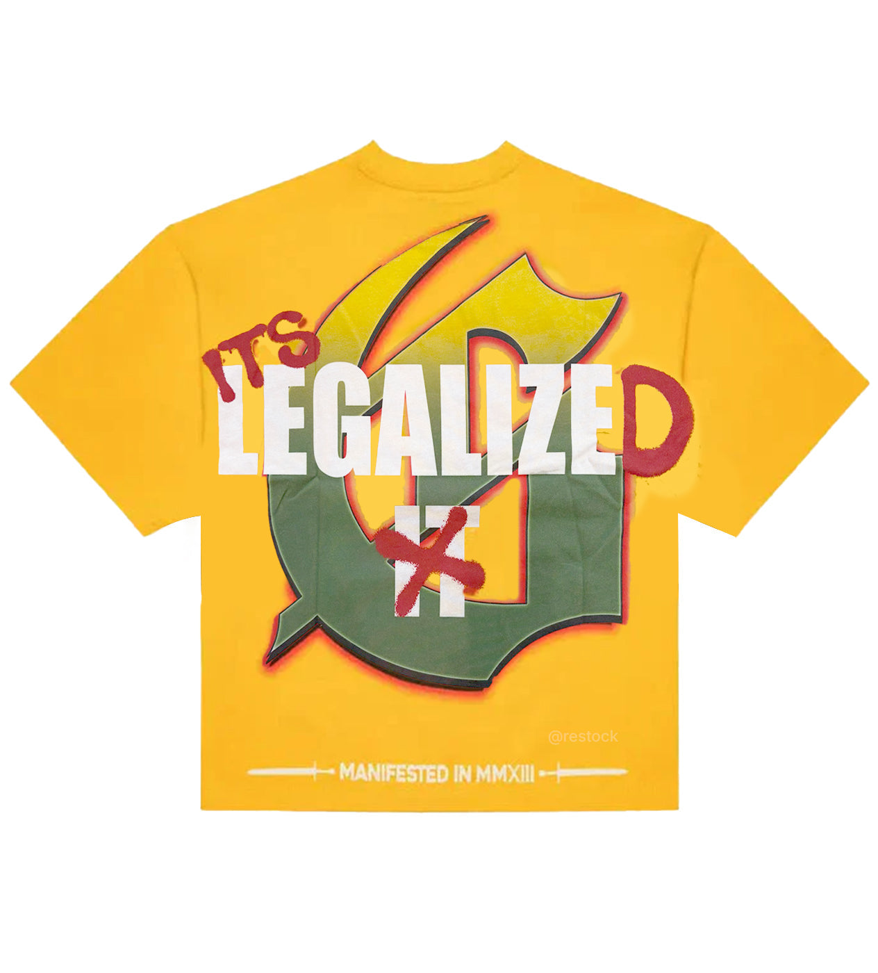 Godspeed Indoor Gelato Tee Yellow
