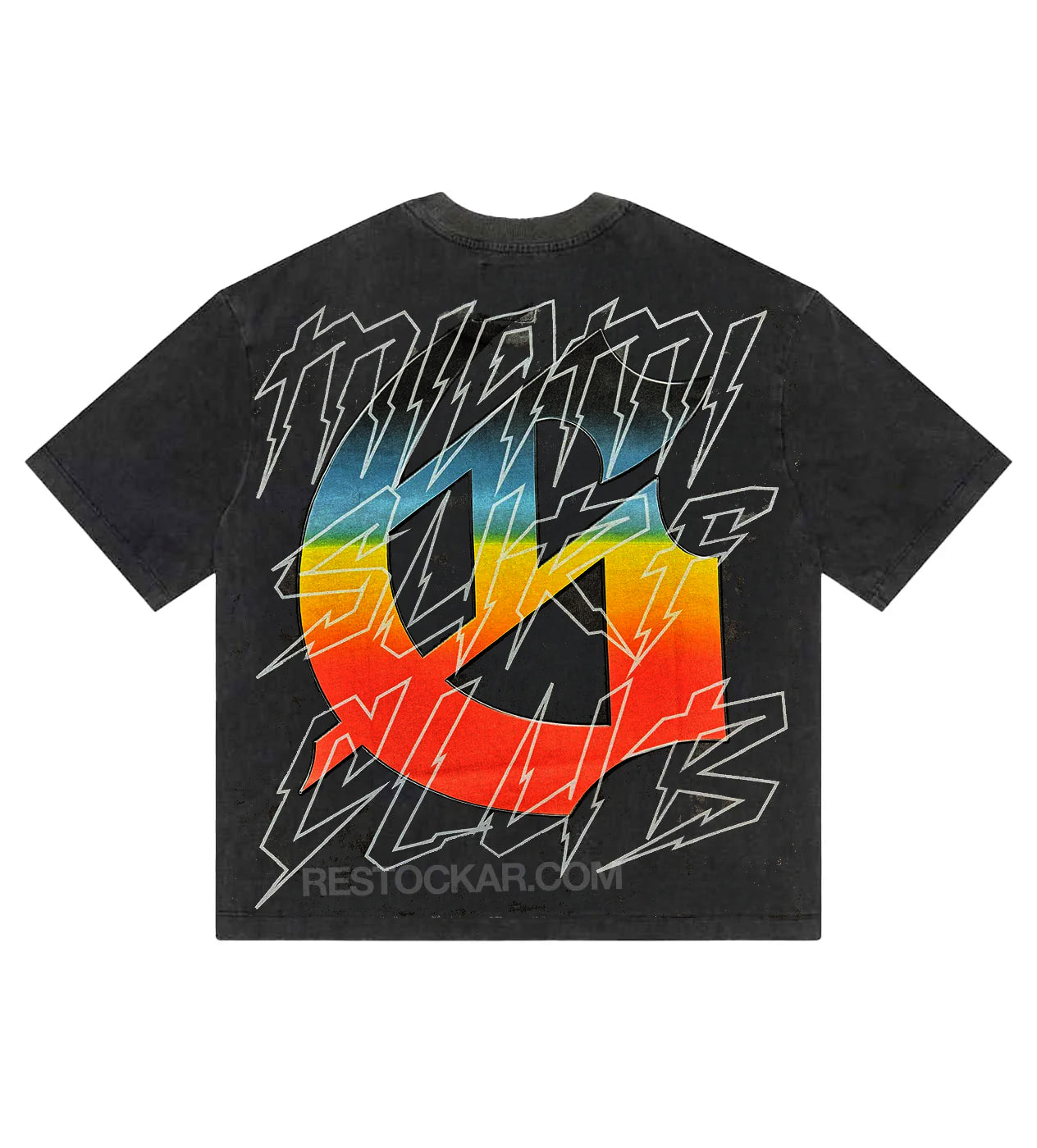 Godspeed Miami Surf Club Tee Washed Black