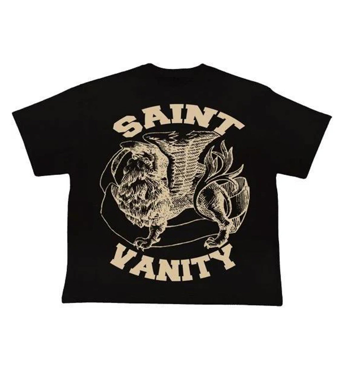 Saint Vanity Griffin Tee Black/Cream