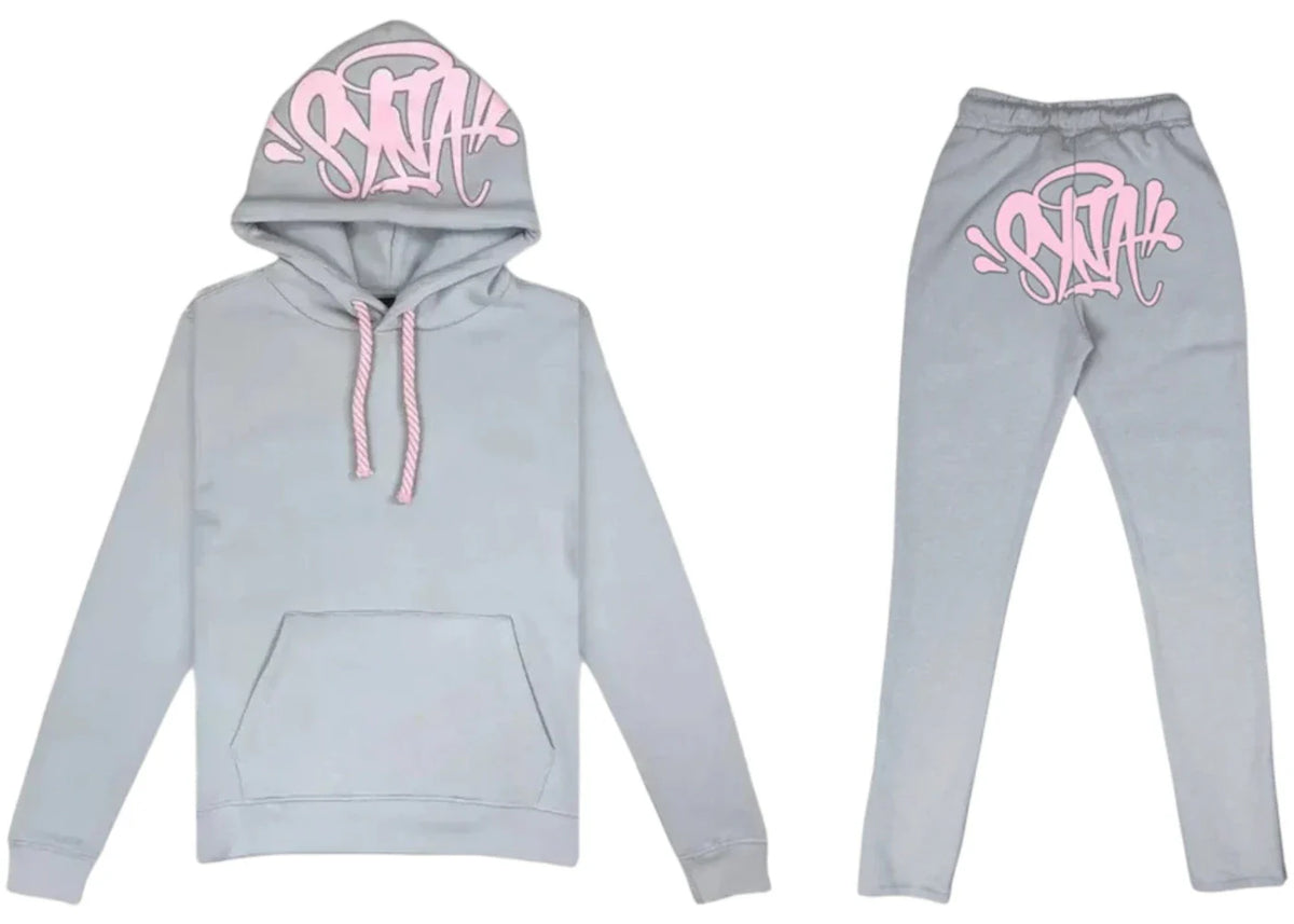 Syna World Syna Logo Tracksuit Grey/Pink